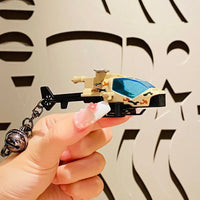 Soaring Mini Helicopter Keychain
