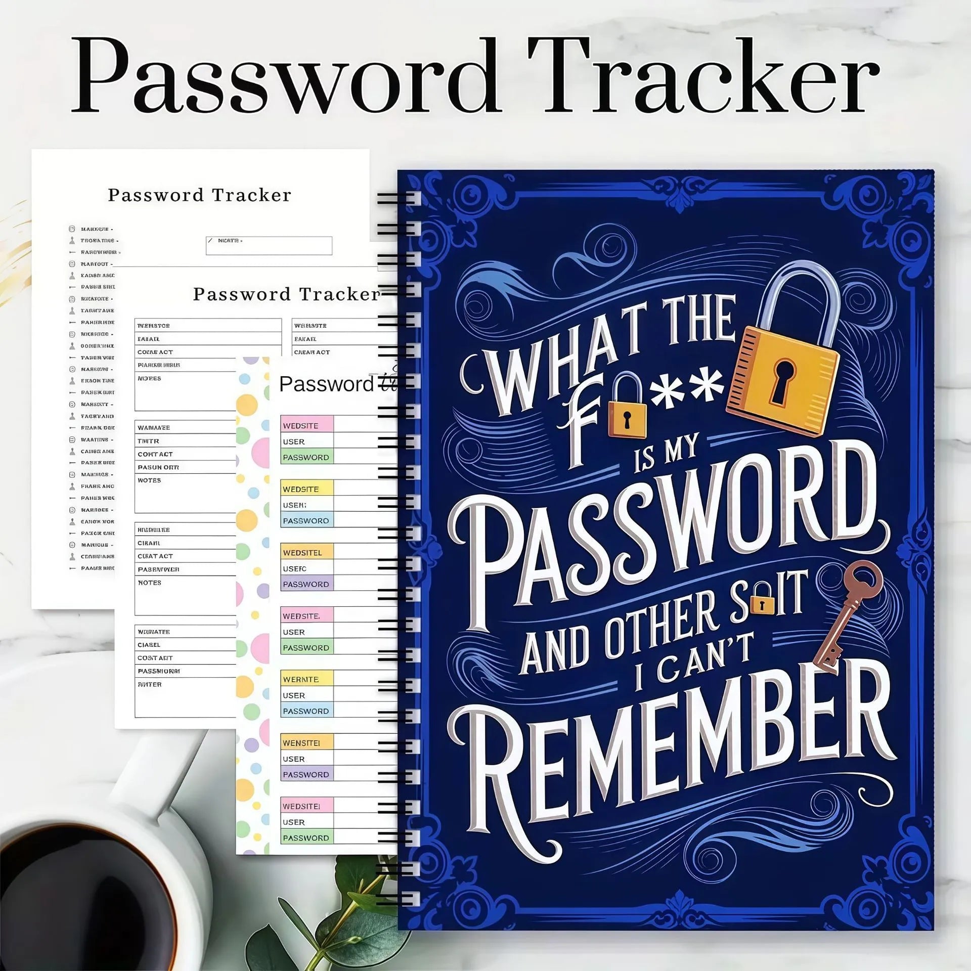 Brain Backup Funny Password Journal