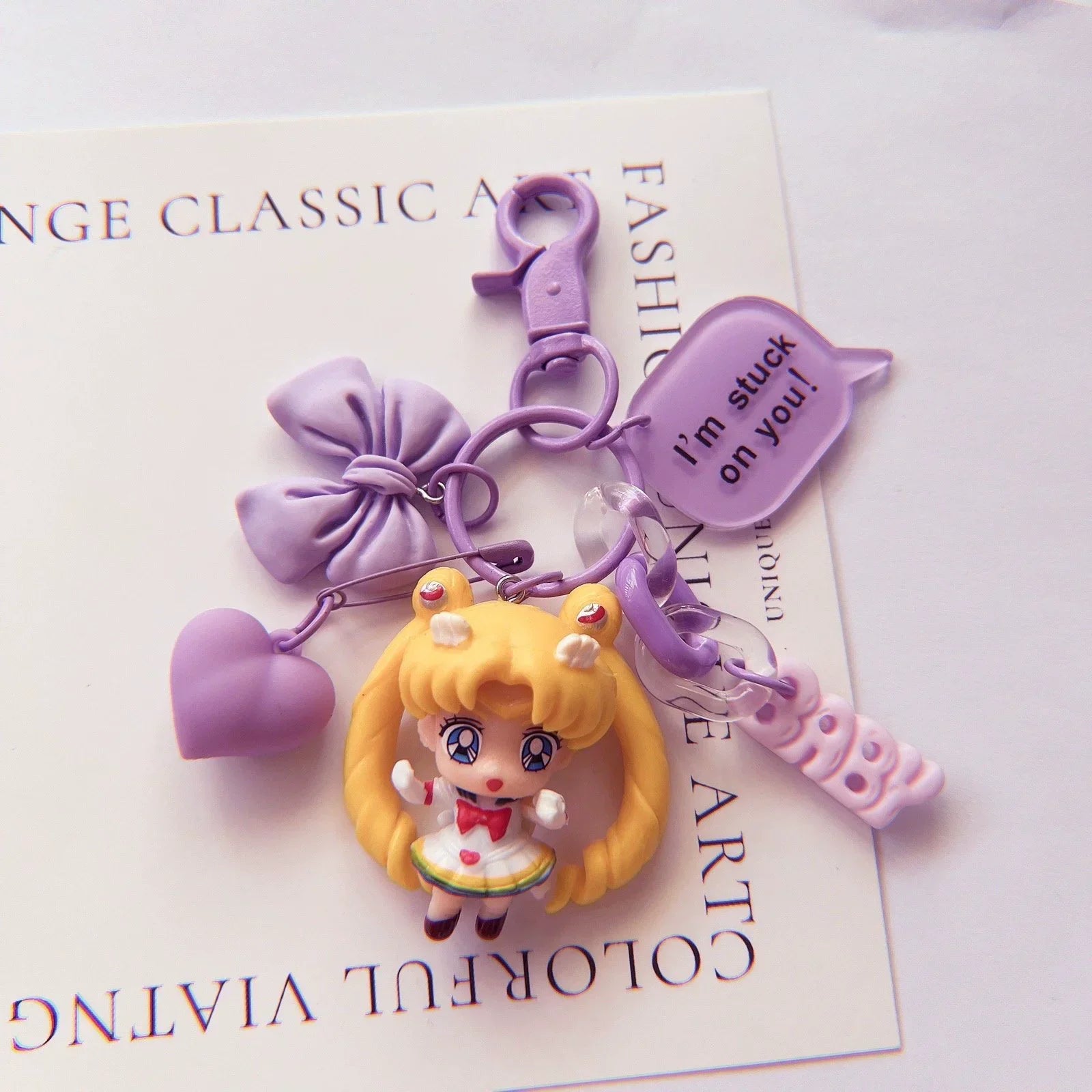 Sailor Moon Celestial Blocks Keychain