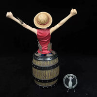 Luffy Out of Barrel Figurine (27 cm)