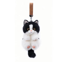 Ultra Fluffy Realistic Kitten Plush Keychain