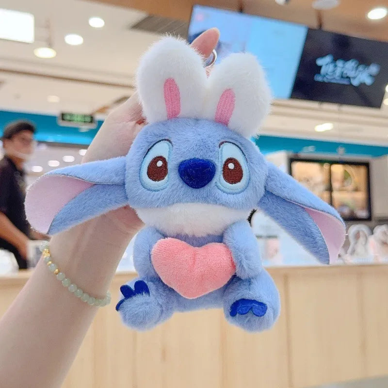 Cosmic Alien Bunny Snuggler Keychain