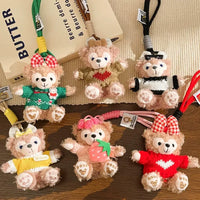 Duffy Bear Sweater Season Plush Keychain