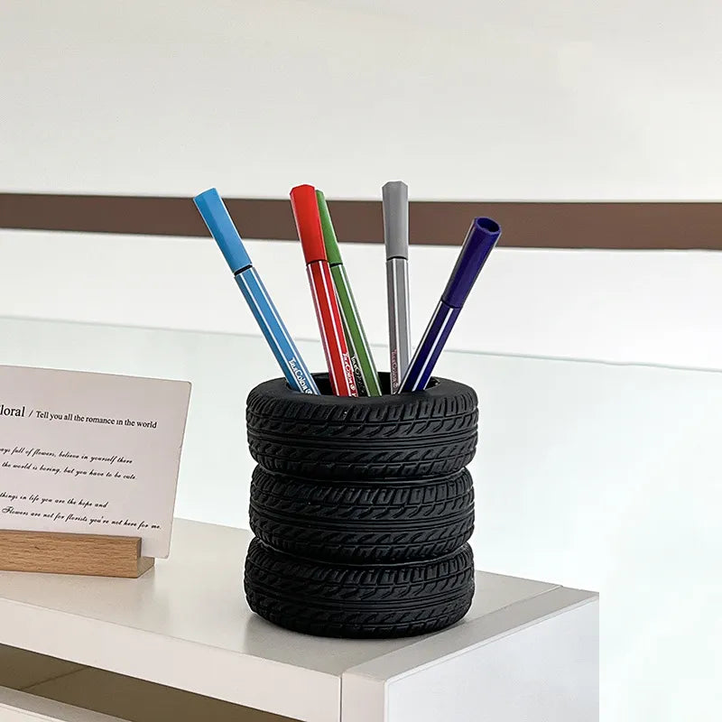 Creative Tire Pen Holder