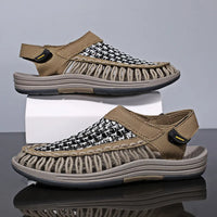 TrekWeave Men's Roman Woven Beach Sandals