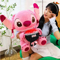 Stitch & Angel Romance Bouquet Plushie (30 cm)