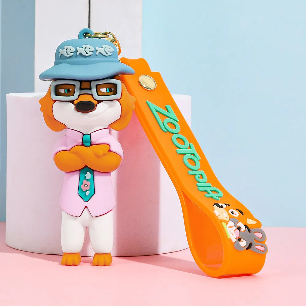 Zootopia 2 Gala & Vacation Disguise Keychain
