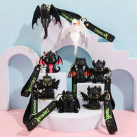 Toothless & Light Fury Elite Dragon Keychains