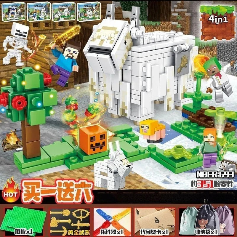 Minecraft Biome Mobs & Micro-Terrain Building Blocks