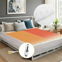 AuraWarmth Diamond Heat Mattress Pad