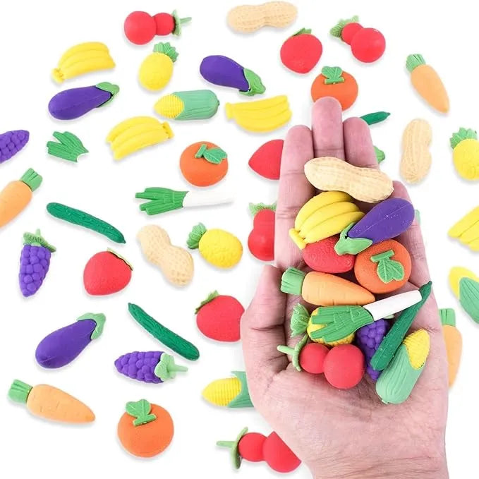 Colourful Garden Goodies Eraser (Set of 4)