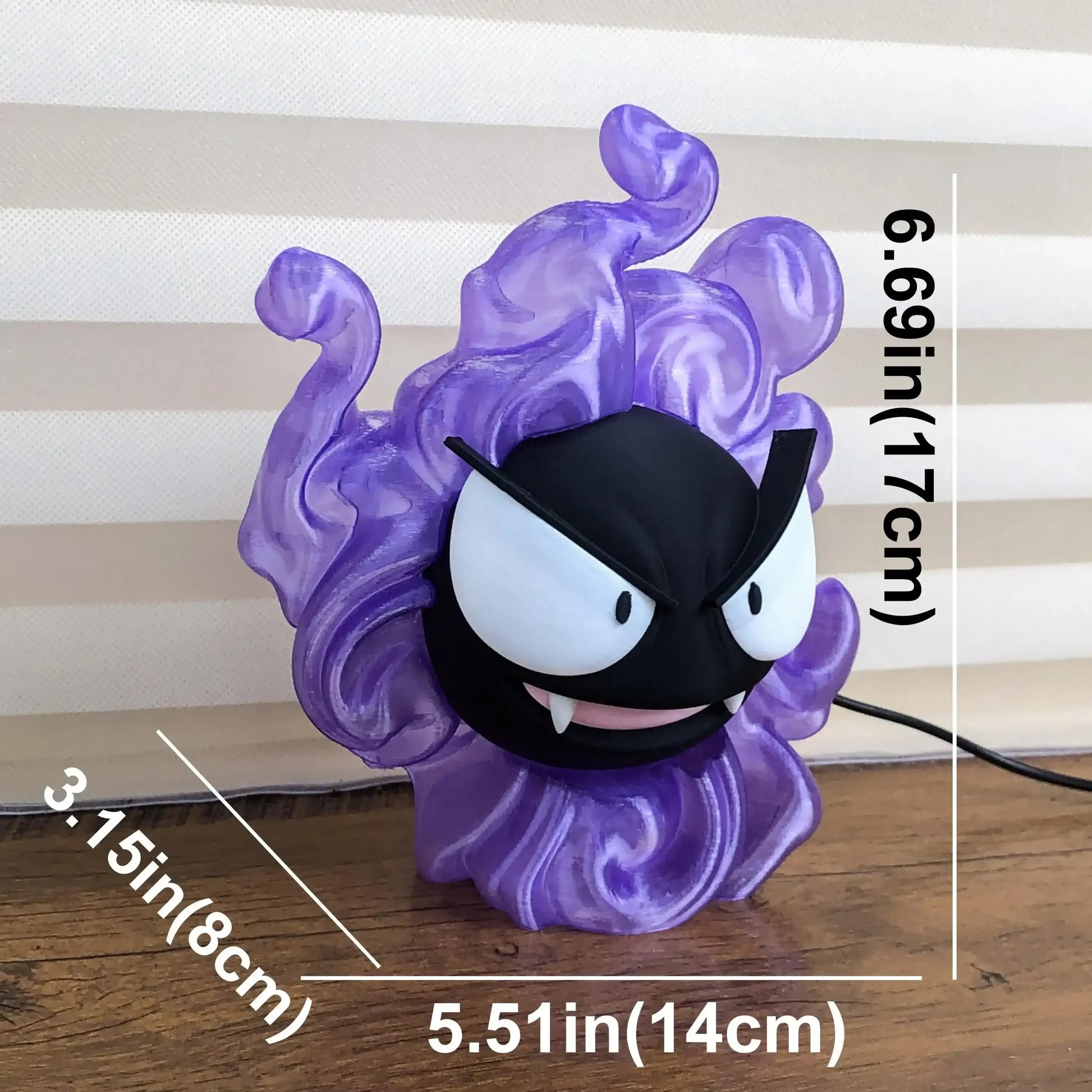 Pokimoen Gengar Mischievous Grin Light