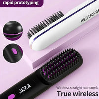 AuraGlide Wireless Straightening Brush