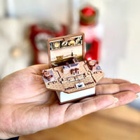 Coffee Shop 3D Folding Keychain