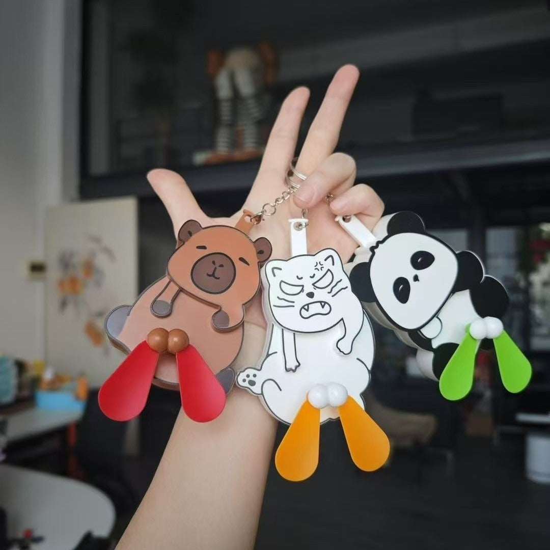 Scratchy Critters Breezy Buddy Keychain