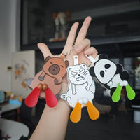 Scratchy Critters Breezy Buddy Keychain