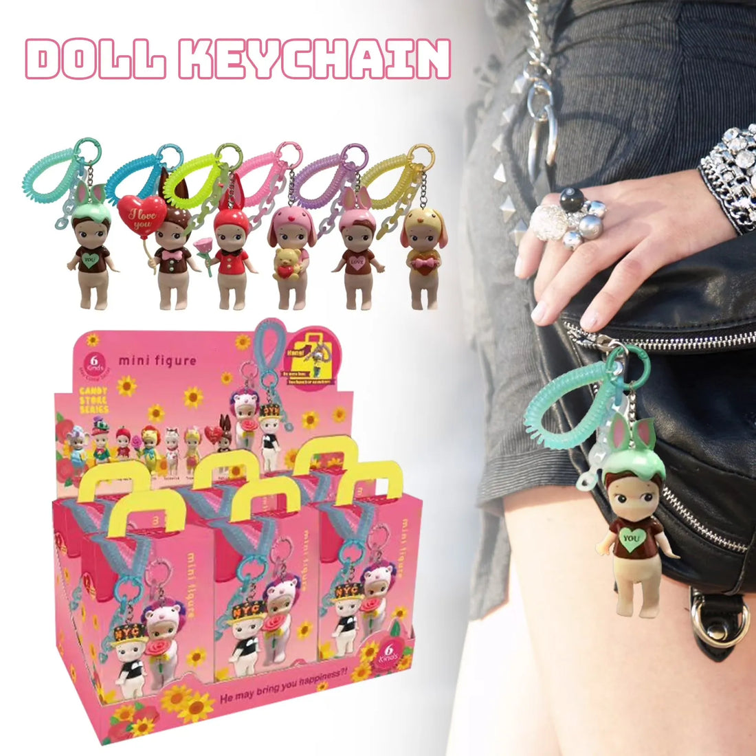Sonny Angel Candy Store Keychain Blind Box