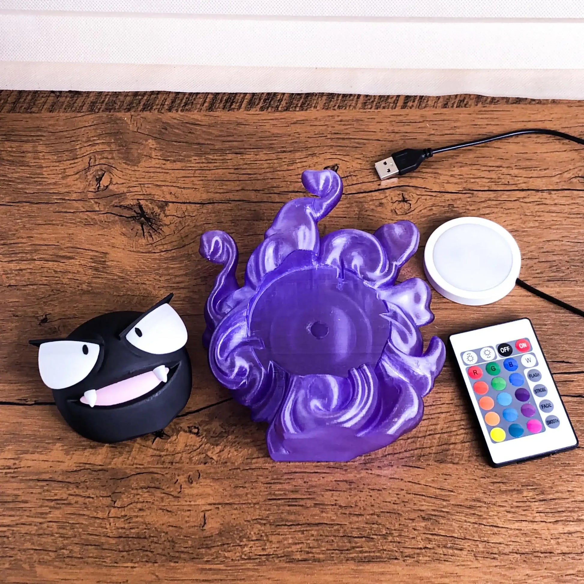 Pokimoen Gengar Mischievous Grin Light