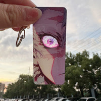 Demon Slayer Glowing Eyes Card Keychain