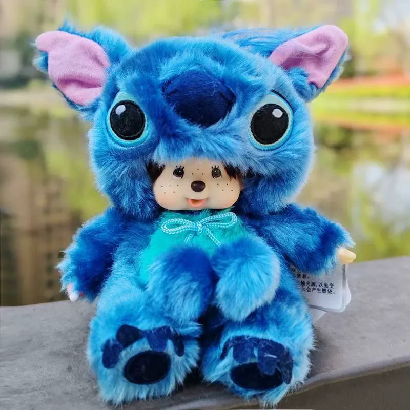 Monchhichi Stitch Cosplay Plush Toy (22 cm)