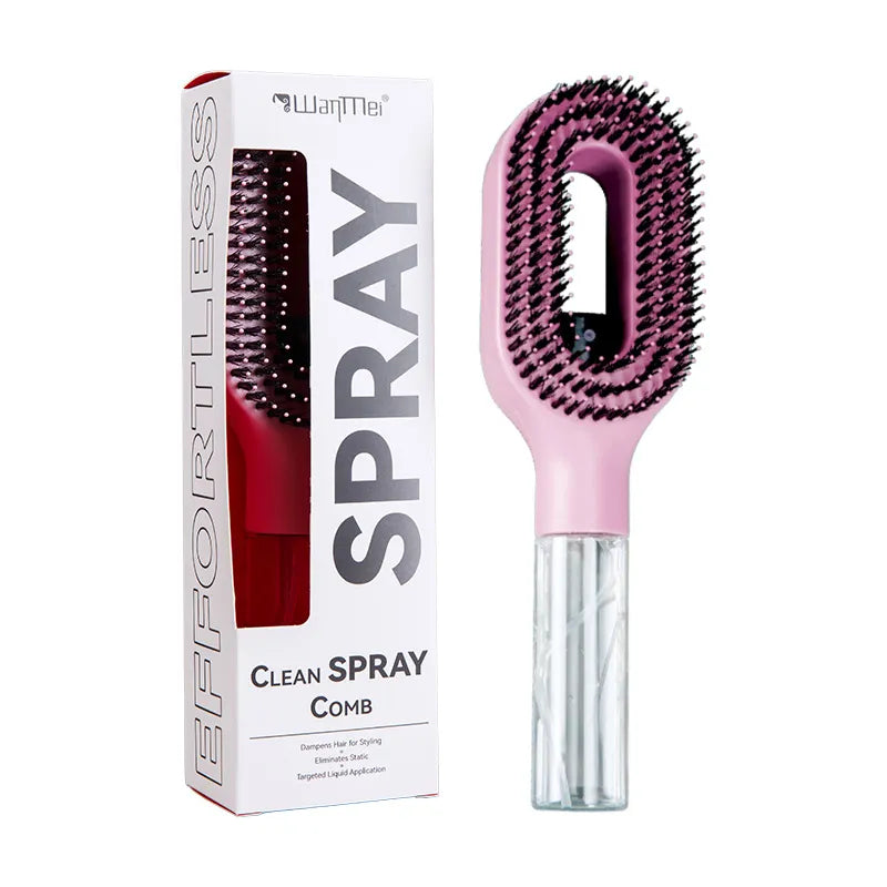 WanMei 2-in-1 Spray Comb and Detangling Brush