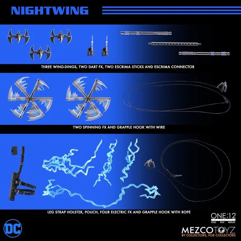 Mezco 1:12 Collective DC Comics Nightwing Figure