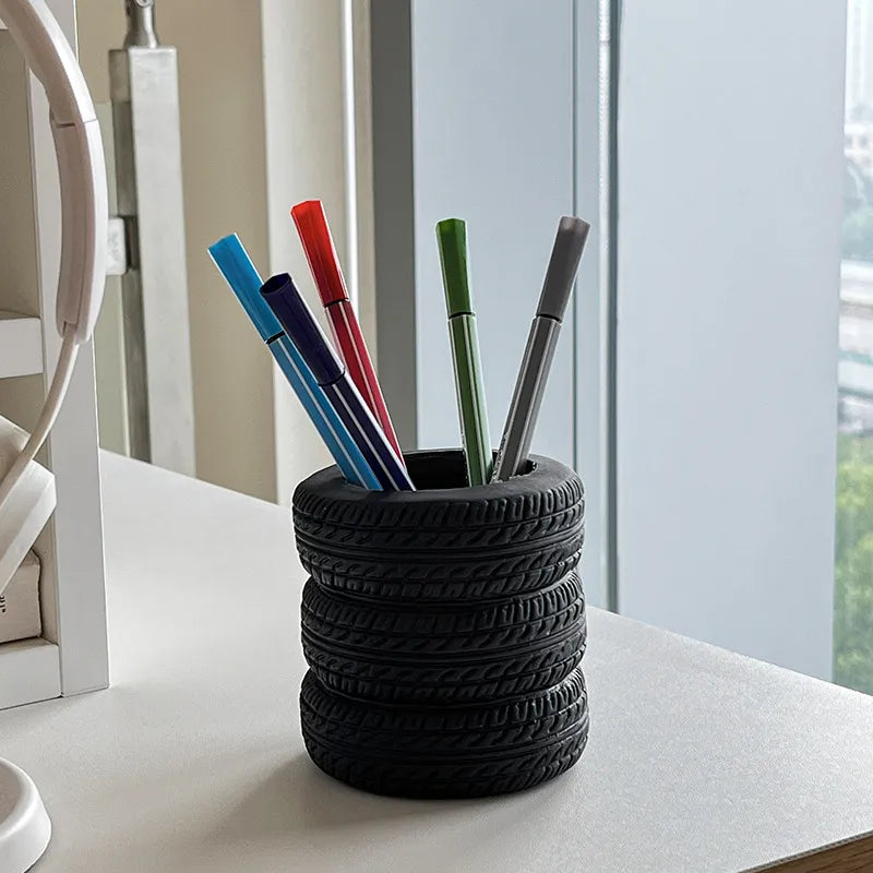 Creative Tire Pen Holder
