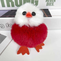 Little Furry Birds Plush Keychain