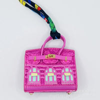 Luxe House Leather Bag Keychains