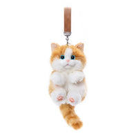 Ultra Fluffy Realistic Kitten Plush Keychain