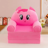 Kawaii Character Three-Fold Plush Sofa Bed