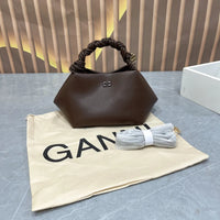 Ganni Woven Hexagonal Shoulder Bag