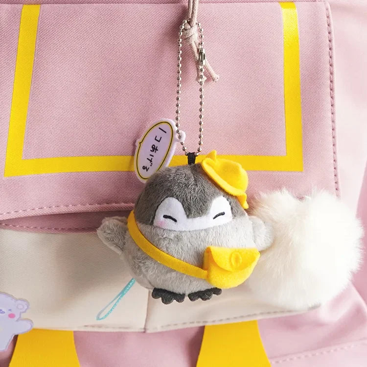 Globetrotter Penguin Plush Keychain