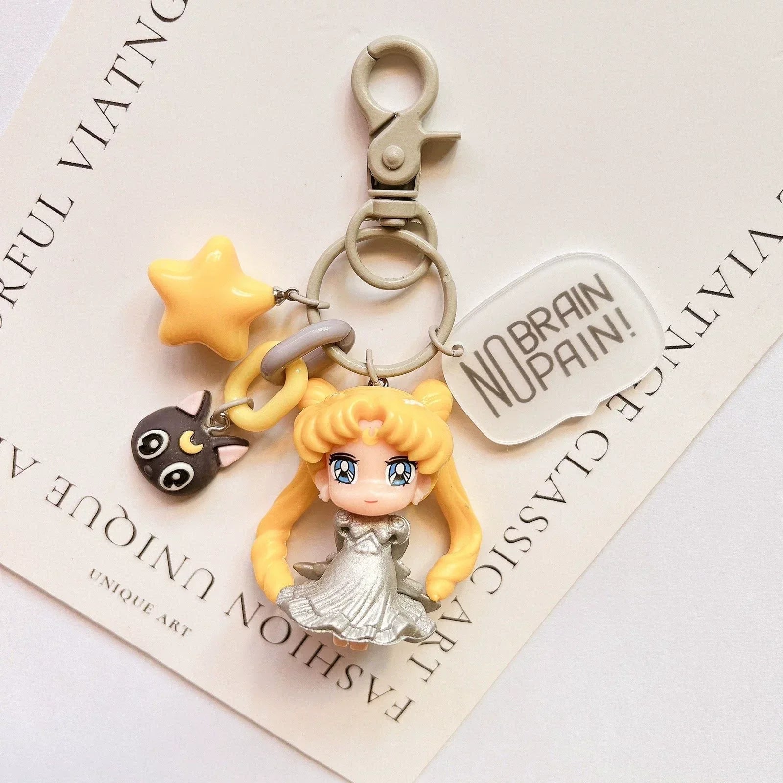 Sailor Moon Celestial Blocks Keychain