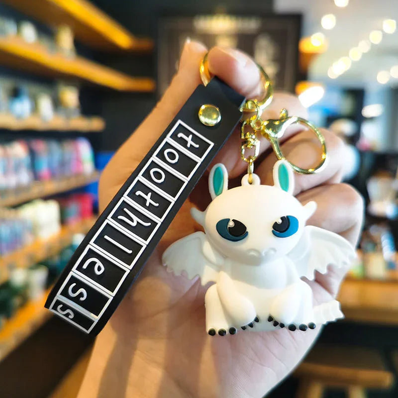 HTTYD Night & Light Fury 3D Keychain