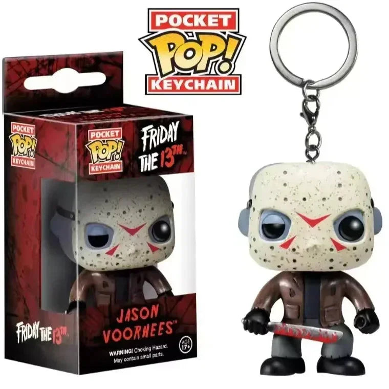 Funko POP Killer Jason & Freddy Keychain