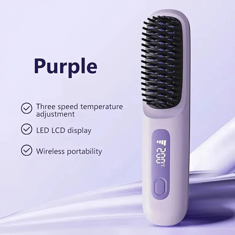AuraGlide Wireless Straightening Brush