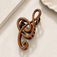 Elegant Treble Clef Hair Claw Clip & Gripper