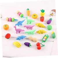 Colourful Garden Goodies Eraser (Set of 4)