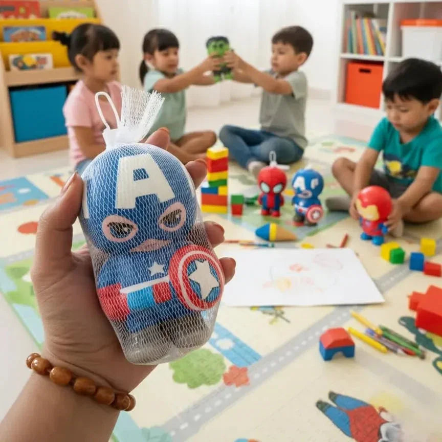 Superheroes Power Melt Squishy Toy