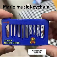 Mario Theme 8-Bit Comb EDC Fidget Keychain