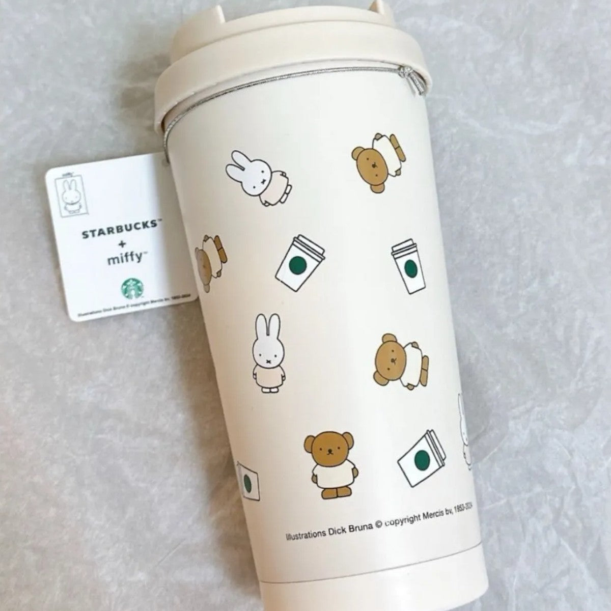 StarBX Miffy Cream Silk Tumbler (470 ml)