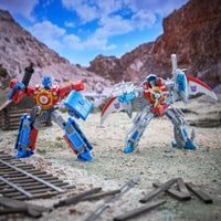 Transformers Timelines HoS Optimus Prime vs Starscream Set