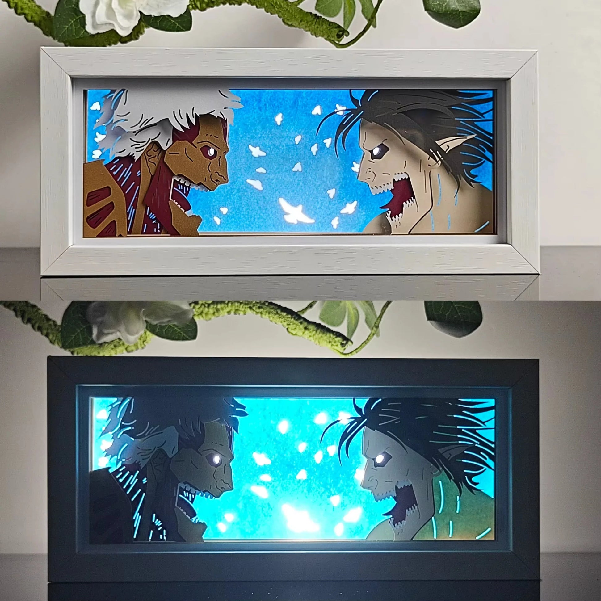 Eren & Armored Titan Shadow Box