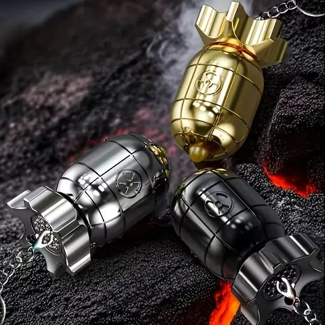 Nuclear Bomb Rotating Fidget Keychain