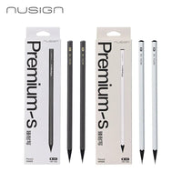Two Nusign Premium-S pencils with their packaging on a white background