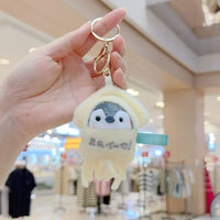 Globetrotter Penguin Plush Keychain