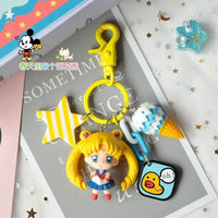 Sailor Moon Celestial Blocks Keychain