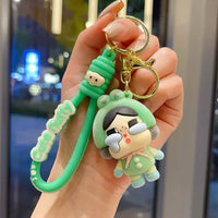 Crybaby Drama Drop Flocking Keychain