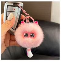 Star-Eyed Kitten Luxe Plush Keychain
